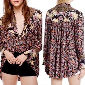 Free People Wildflower Boho Top XS